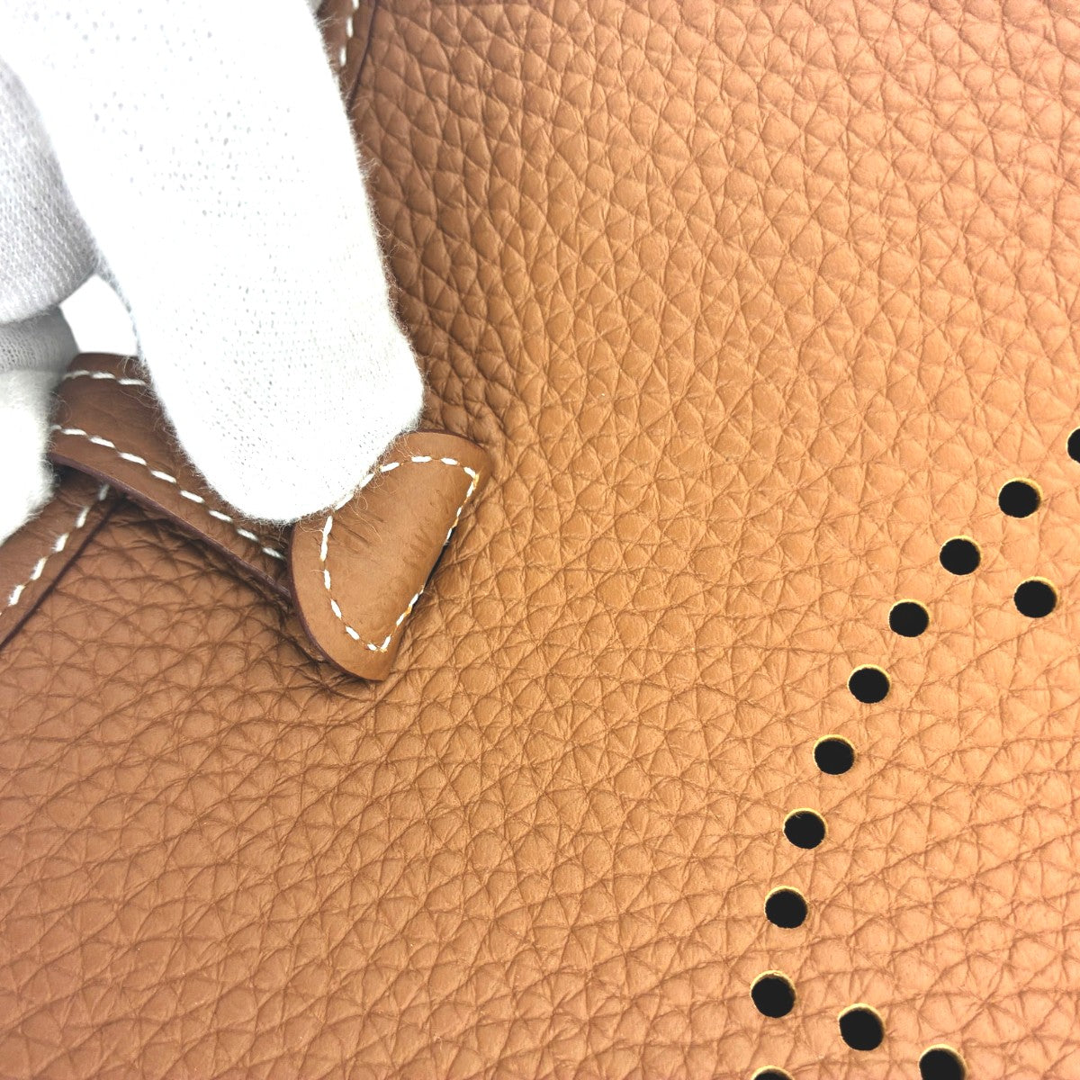 エルメス エブリン TPM 16 アマゾン トリヨン ゴールド シルバー金具 K刻印