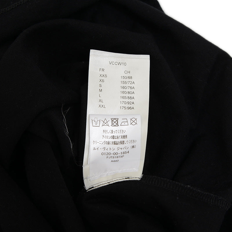 ロゴリバース チェーン 半袖Tシャツ コットン ブラック レディース XS 半袖Tシャツ