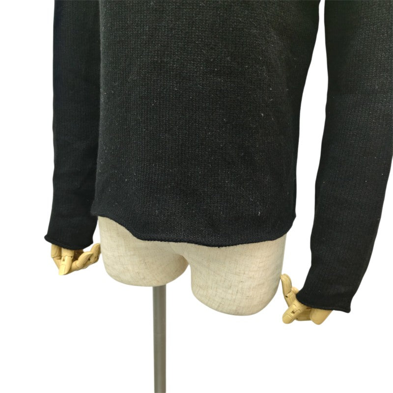 ディオール DIOR カシミヤロゴ ニットセーター 黒 #34 レディース
