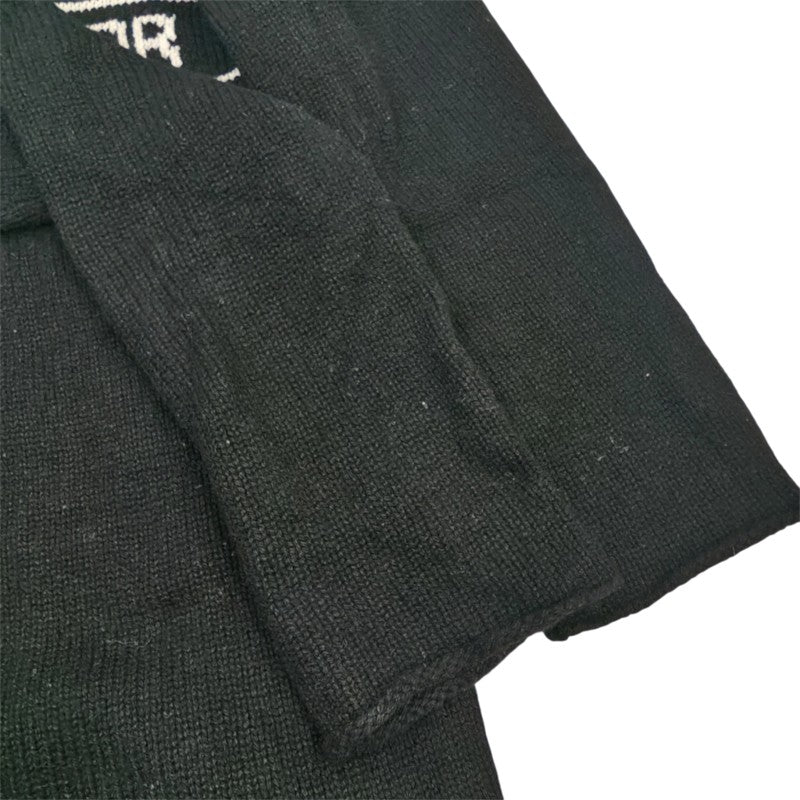ディオール DIOR カシミヤロゴ ニットセーター 黒 #34 レディース