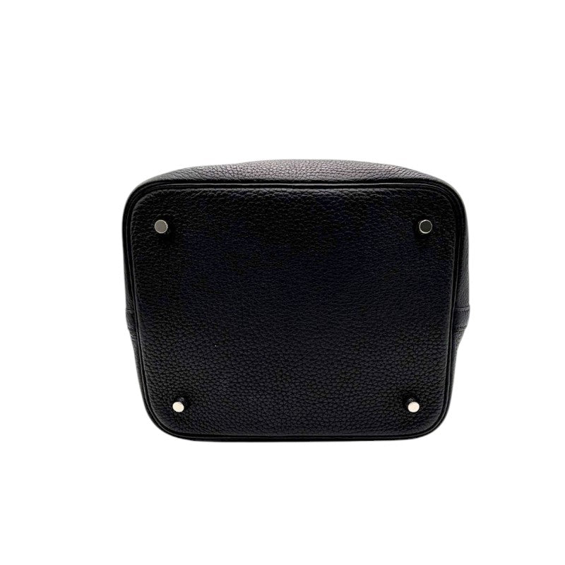 エルメス ピコタンロック MM 22 トリヨン ブラック シルバー金具 A刻印