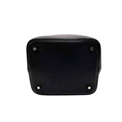 エルメス ピコタンロック MM 22 トリヨン ブラック シルバー金具 A刻印