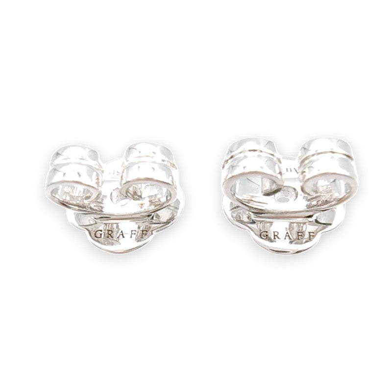 ワイルドフラワー プティ パヴェ ダイヤモンド スタッドイヤリング ピアス 0.08ct WG
