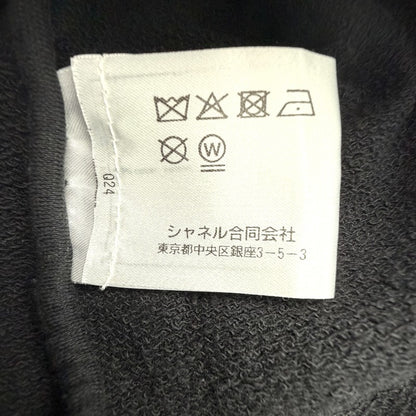 スウェット トレーナー ココ カメリア スパンコール ブラック 20P サイズXS