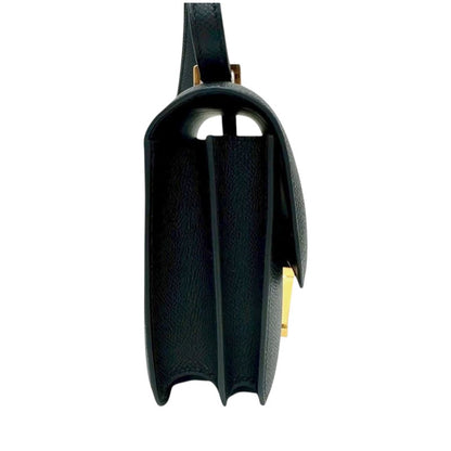 エルメス コンスタンス ミニ 18 ミロワール エプソン ブラック ゴールド金具 W刻印