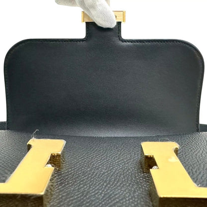 コンスタンス ミニ 18 ミロワール エプソン ブラック ゴールド金具 W刻印