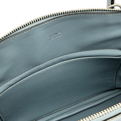 エルメス ボリード31 トリヨン ブルーラン シルバー金具 □Q刻印
