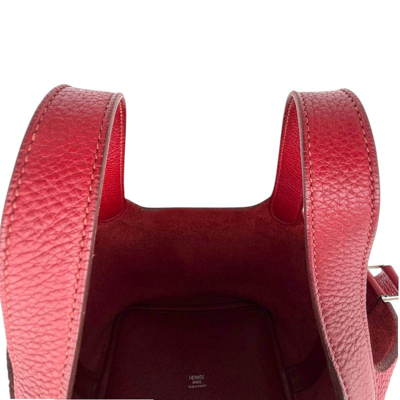 ピコタンロック PM 18 トリヨン ルージュガランス シルバー金具 □L刻印
