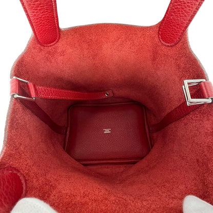 ピコタンロック PM 18 トリヨン ルージュガランス シルバー金具 □L刻印