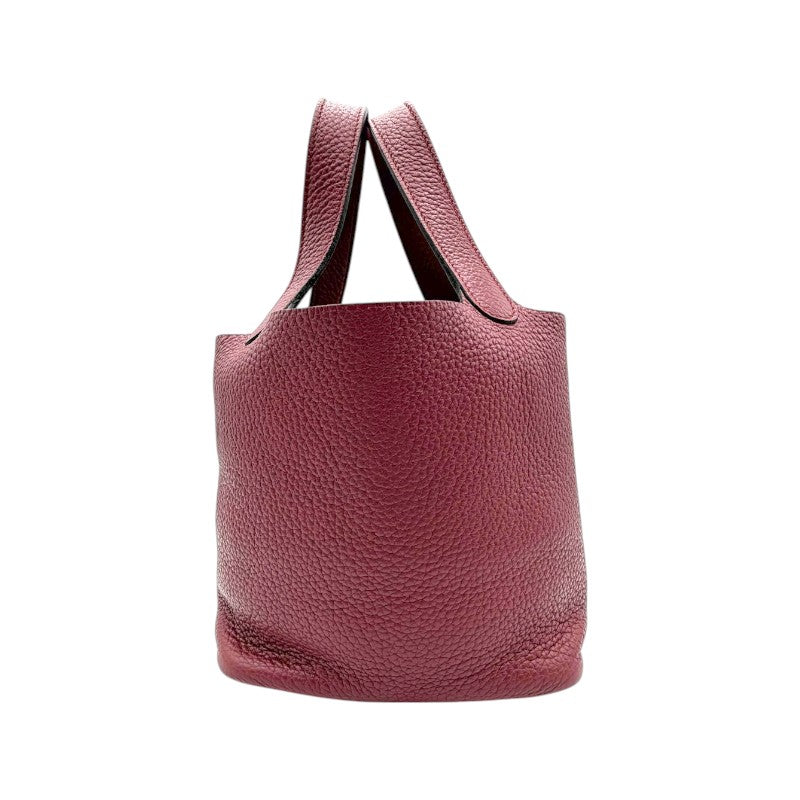 エルメス ピコタンロック PM 18 トリヨン ローズウッド シルバー金具 □O刻印