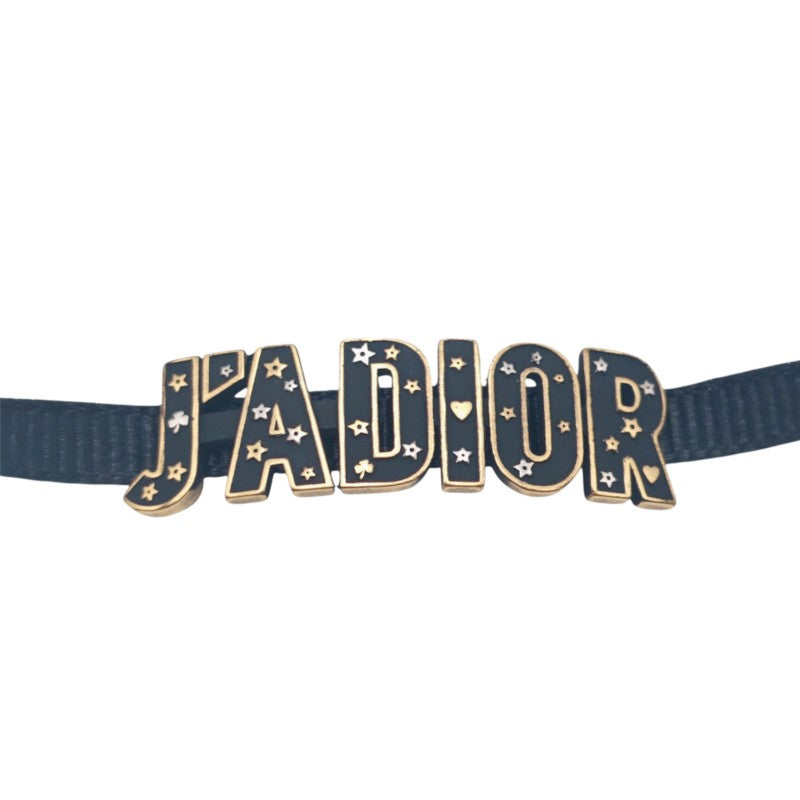 J'ADIOR ジャディオール チョーカー ブラック ゴールド金具