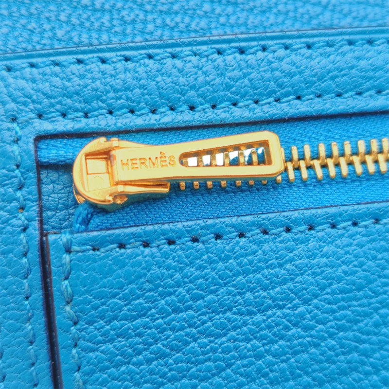 ベアンコンパクト シェーブル ブルーフリーダ ゴールド金具 W刻印