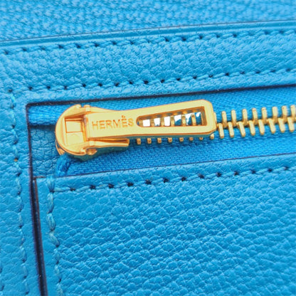 ベアンコンパクト シェーブル ブルーフリーダ ゴールド金具 W刻印