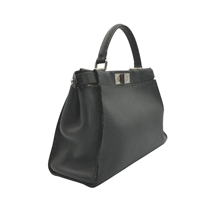フェンディ ピーカブー セレリア グレー 8BN290