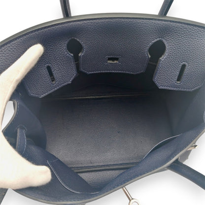 バーキン30 トゴ ブルーニュイ シルバー金具 D刻印