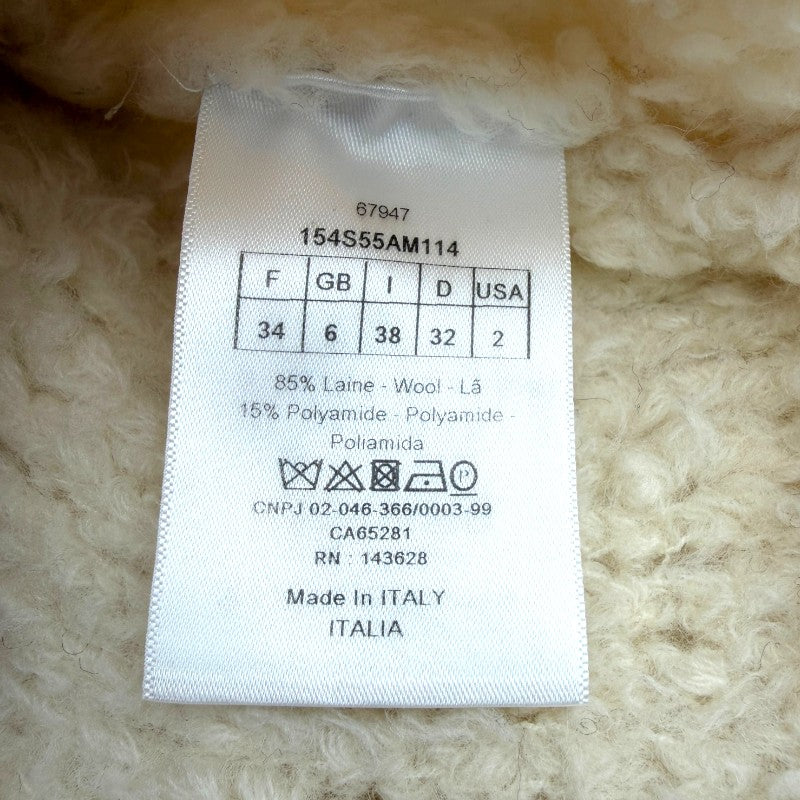 J’ADIOR 8 ジャディオール テディニット セーター アイボリー #34 レディース