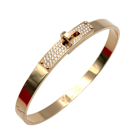 ケリー PM ブレスレット バングル ダイヤ0.36ct K18PG H110013B 00SH