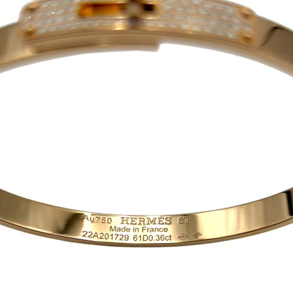 ケリー PM ブレスレット バングル ダイヤ0.36 ct K18PG H110013B 00SH