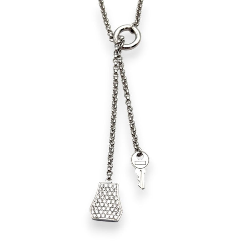 ケリー・クロシェット PM ネックレス ダイヤ 0.53ct WG H221205B