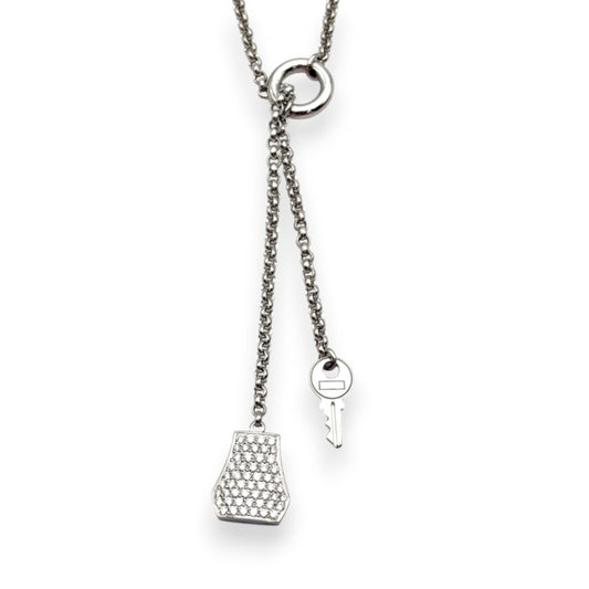 ケリー・クロシェット PM ネックレス ダイヤ 0.53ct WG H221205B