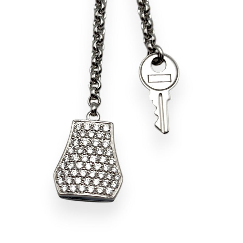 ケリー・クロシェット PM ネックレス ダイヤ 0.53ct WG H221205B
