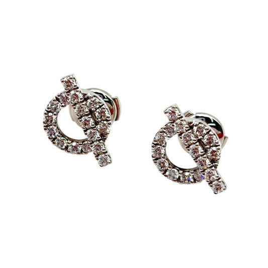フィネス ピアス 34Pダイヤモンド 0.92ct WG H219510B 00