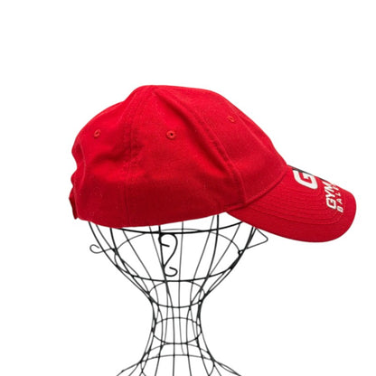 バレンシアガ GYM WEAR キャップ コットン レッド Lサイズ