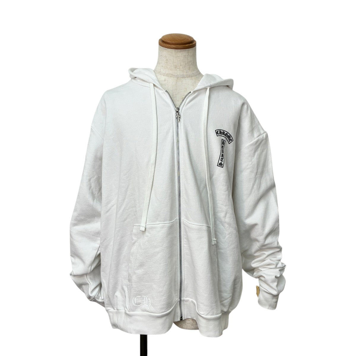 クロムハーツ ダガージップアップパーカー SWTSHRT HD ZIP バックアーチロゴプリント メンズ XL