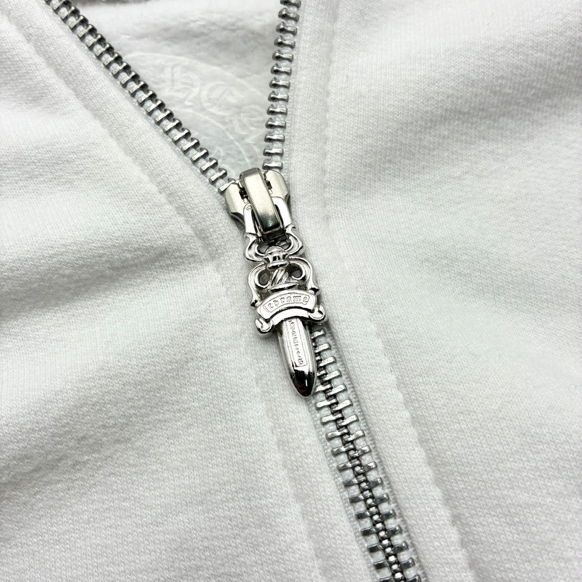 クロムハーツ ダガージップアップパーカー SWTSHRT HD ZIP バックアーチロゴプリント メンズ XL