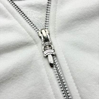 クロムハーツ ダガージップアップパーカー SWTSHRT HD ZIP バックアーチロゴプリント メンズ XL