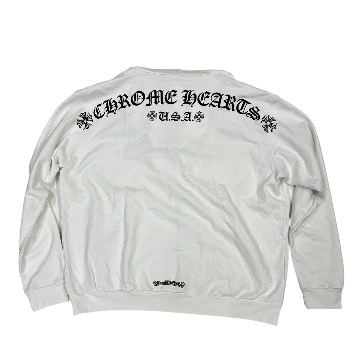クロムハーツ ダガージップアップパーカー SWTSHRT HD ZIP バックアーチロゴプリント メンズ XL