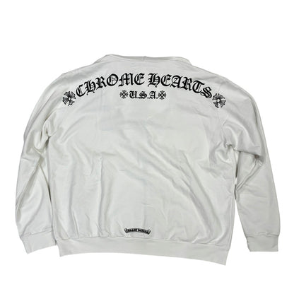 クロムハーツ ダガージップアップパーカー SWTSHRT HD ZIP バックアーチロゴプリント メンズ XL