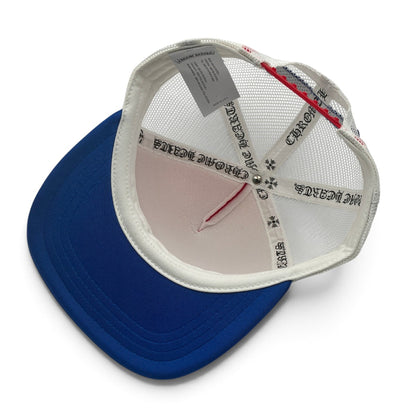 クロムハーツ トラッカー キャップ TRUCKER CAP レッド/ブルー/ホワイト #OS
