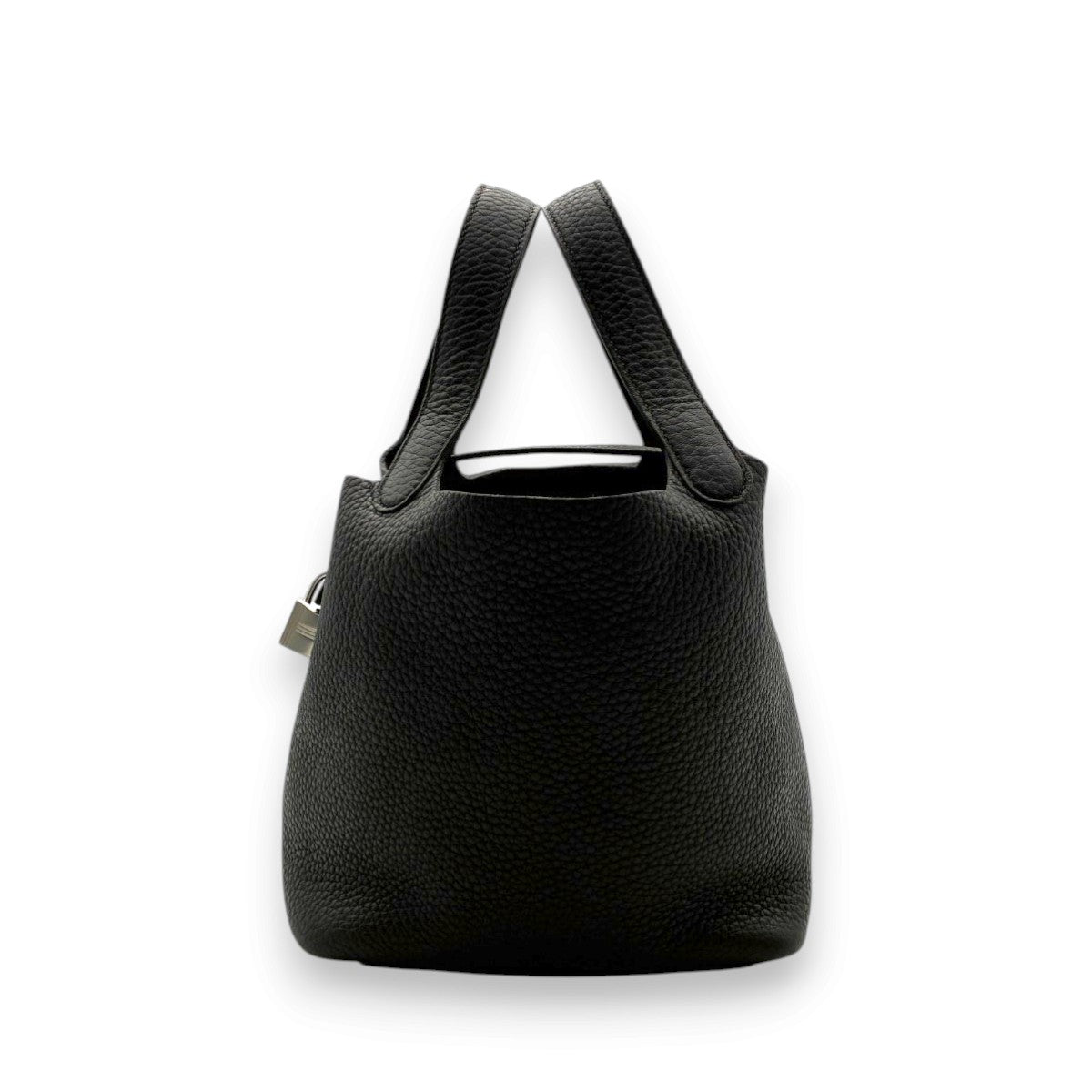 エルメス ピコタンロック PM 18 トリヨン ブラック シルバー金具 G刻印