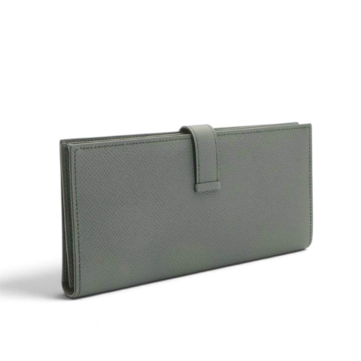 エルメス ベアンスフレ 長財布 エプソン ヴェールアマンド ゴールド金具 Y刻印