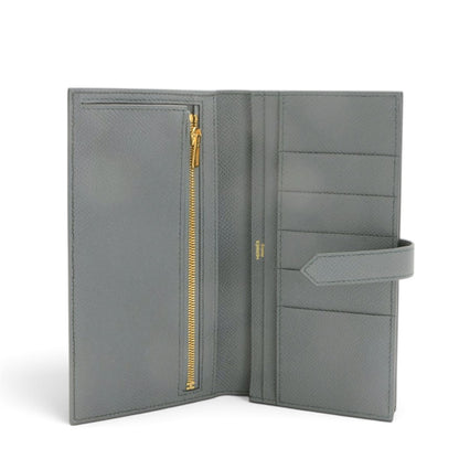 エルメス ベアンスフレ 長財布 エプソン ヴェールアマンド ゴールド金具 Y刻印