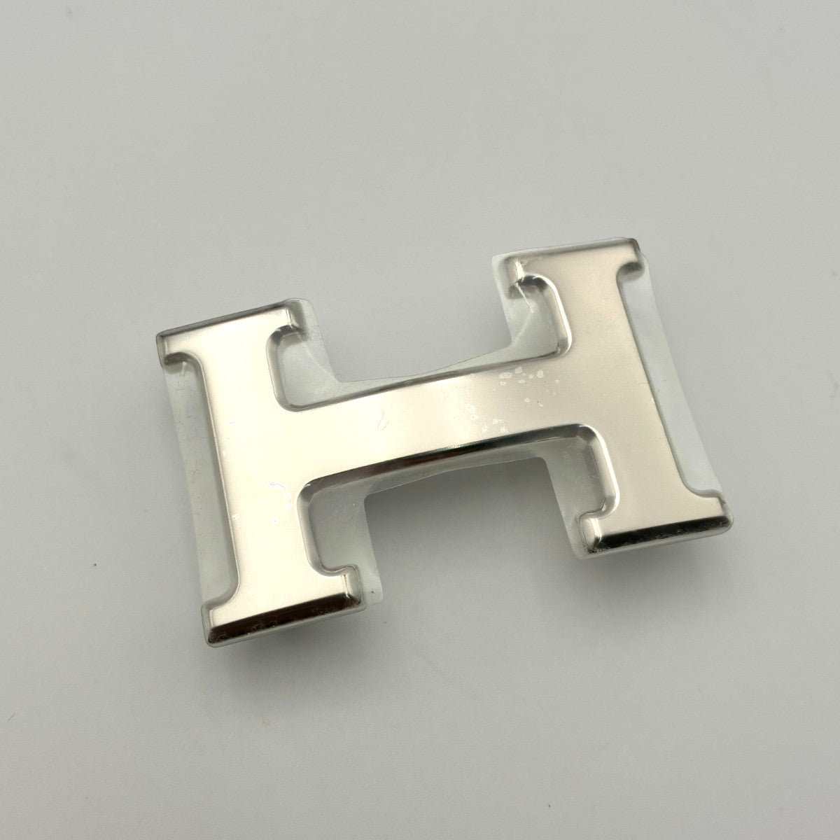エルメス コンスタンス32 Hベルト リバーシブル ブラック/エタン シルバー金具 #85
