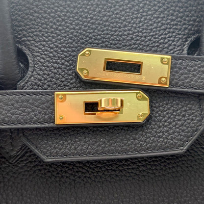 エルメス バーキン35 トゴ ブラック ゴールド金具 Y刻印 ハンドバッグ