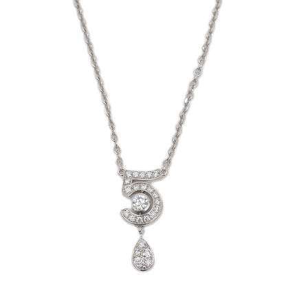 エターナル シャネル No.5 ネックレス K18WG/ダイヤ ネックレス