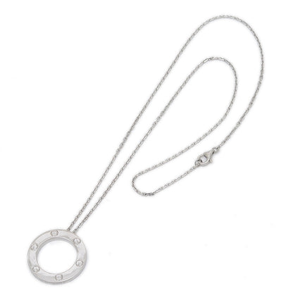 ラブ サークル ネックレス K18WG ネックレス