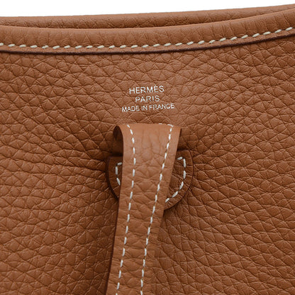 エブリンTPM トリヨン ゴールド シルバー金具 K刻印 ロングストラップ ショルダーバッグ