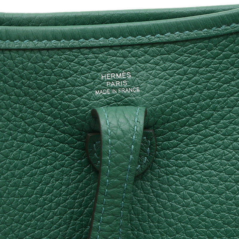 エブリンTPM トリヨン ヴェールモワイヤン シルバー金具 K刻印 ロングストラップ ショルダーバッグ