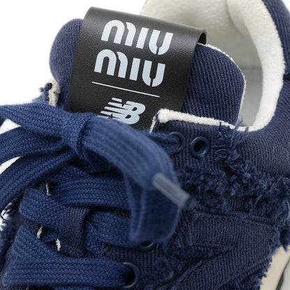 スニーカー ニューバランスコラボ 574 Denim Colonial ネイビー レディース 38サイズ スニーカー