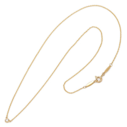 バイザヤード ネックレス 1Pダイヤ 0.05ct K18YG ネックレス
