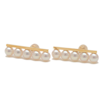 バランス プラス ピアス K18YG/パール ピアス