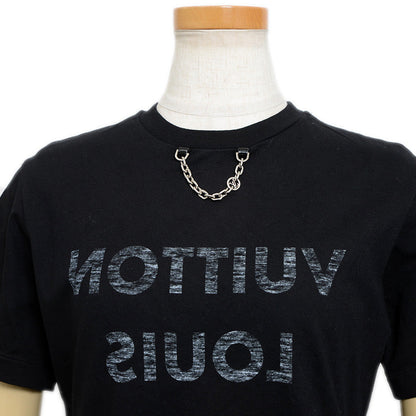 ロゴリバース チェーン 半袖Tシャツ コットン ブラック レディース XS 半袖Ｔシャツ