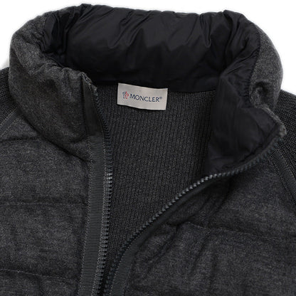 MAGLIONE TRICOT CARDIGAN ダウンジャケット グレー レディース Sサイズ ダウンジャケット