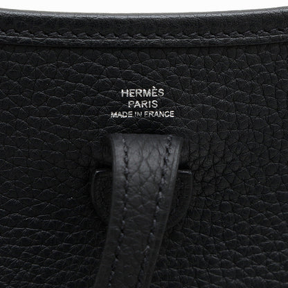 エブリンTPM トリヨン ブラック シルバー金具 Y刻印 ロングストラップ ショルダーバッグ