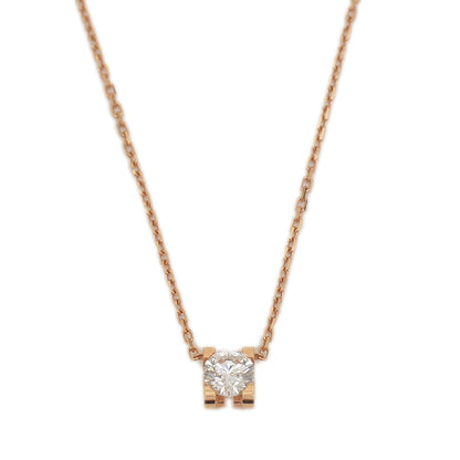 Cドゥ カルティエ ネックレス ダイヤ 0.33ct K18PG N70632 ネックレス