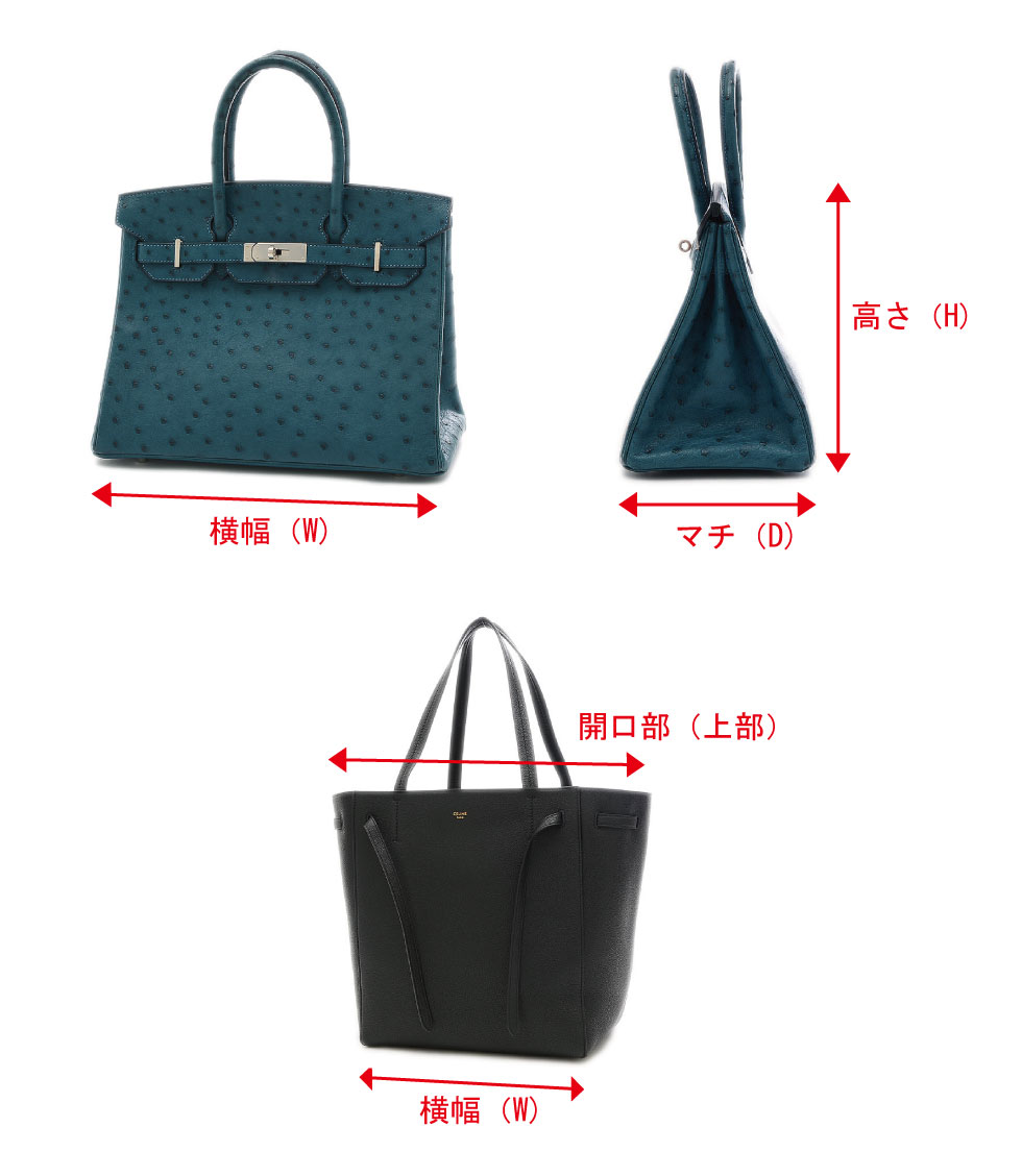バッグ採寸